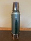 Grandpa   s Thermos Vintage Usa Made Aladdin Stanley Green 1 Quart Vacuum A- 944dh