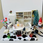 1 12 Scale Dollhouse Miniatures     Christmas Living Room Furniture   Accessories