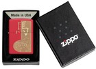 Zippo 46931  Year Of The Horse Design  Red Matte Lighter  Pipe  pl  Insert