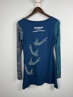 Desigual Women s Cirque Du Soleil Top Tunic Xs Long Sleeve Bling Applique Art