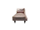Ideal Petite Princess Furniture Dollhouse Miniature Boudoir Chaise Lounge Pink