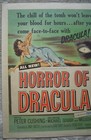 Horror Of Dracula 1958 Original Half Sheet Hammer Horror Films