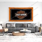 Harley Davidson Flag 3x5 Ft Hd Banner Logo Garage Wall Sign Free Shipping