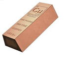  10  Pack Of 1 Lb Copper Ingot Bars  999 Fine Copper Bullion- Bulk Buy