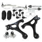Front Lower Control Arms Ball Joint Sway Bars Tie Rods For 2006-11 Honda Civic