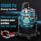 4 Gallon Cordless Shop Vac Compatible With Makita 18v Battery   tool Only  