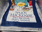 Bud Light Beer Spuds Mackenzie Beach Towel  The Original Party Animal 1986 Vtg  
