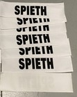 Jordan Spieth Caddie Caddy Name Plate Badge Official Velcro Rough Back