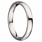 Titanium 3mm-8mm Wedding Band Polished Comfort Fit Ring