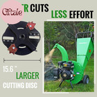 S1 Wood Chipper  20  1 High Reduction Ratio  7 Hp 212cc Heavy Duty Engine Gas Po