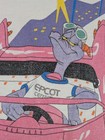 Vtg 80s Figment Dragon M Sweatshirt Walt Disney World Epcot Center 1982  White