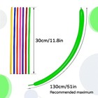260 Long Balloons For Balloon Garland Thickening Skinny Latex Twisting Multi