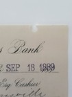 1889 Document  Enterprise Savings Bank Of Allegheny  Pa  C  Steffen Jr   Cashier