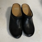 Dansko Womens Shoes Sammy Black Milled Burnished Clog Mule Size8 Usa 38 Eu