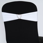 10 White Spandex Stretchable Chair Sashes Wedding Party Decorations Sale