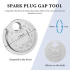 Nytkl Spark Plug Measuring Tool  Wire Gap Gauge Scaled From 1pcs 