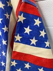 Vintage Made In Usa Karate Martial Arts Gi Jacket Red White Blue Stars Stripes