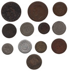 Small Collection Of 12 World Coins     Mixed Countries Bulk Lot