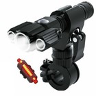 Usb Rechargeable Led Bicycle Headlight Bike Head Light Front Lamp Set Cycling Us