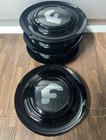 4 Set Black  Floating Center Caps For Forgiato Hubcap Rim 7 2 Inch 182 Mm