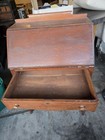 Antique Oak Secretary Desk Writing Desk Drop 