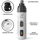 Electric Dog Nail Grinder Pet Trimmer Usb Charge Portable Clipper Puppy Cat Nail