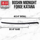 Honshu Boshin Midnight Forge Katana With Scabbard  Carbon Steel  Overall 40 3 4 