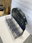 Vintage 1930s Ge Mazda Lamps Light Bulb Store Wire Rack Display Sign Metal Tin