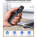Presentation Clicker With Usb-a And Usb-c Receiver  2 4ghz Wireless Presenter   