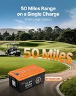 Vevor 48v 105ah Golf Cart Lithium Battery 20a Charger Lcd Monitor   4000  Cycle