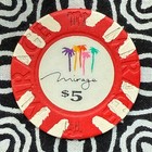 Mirage  5 Las Vegas  Nevada Gaming Poker Casino Chip V56