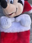 Gemmy Musical Animated Mickey Mouse Christmas Stocking 3d Head Works See Video 