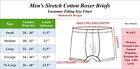 Men s  Stretch Cotton Boxer Briefs  6-pack   sizes  S-2xl  Nwt Free Shipping