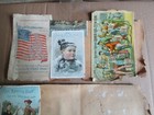  7 Old Trade Cards Soap  Etc  Austin s Forest Flower Cologne All Stuck To Paper