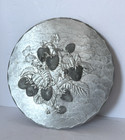 Vtg Wendell August Forge Handcrafted Hammered Trivet Strawberry Patch Round Usa