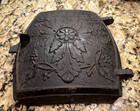 Victorian Cast Iron Wood Stove Oven Door Ornate Rosette Vine Berry  128 10  X 9 