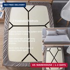 Bed Sheet Holder Straps - Sheet Straps Adjustable Bed Sheet Clips Fasteners Keep