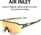 Rockbros Mens Cycling Sunglasses Polarized Half Frame Glasses Uv400 Goggles