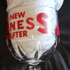 Vintage Glass    it   s New Business I   m After    Goblet Barware  Randy The Rooster 6   