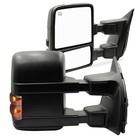 Towing Mirrors 99-07 Ford F-250-550 Super Duty power Heated smoke Signal pair