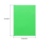 Colored Vellum Paper 20 Sheet Green 8 3  X 5 9  Printable Vellum Paper