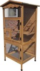 70    Large Outdoor Bird Aviary Weatherproof Wooden Indoor Bird Cage Clean Tray