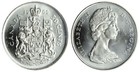 1966 Canadian Silver 50 Cents Coins 80  50c Unc