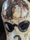 Venetian Plague Doctor Mask Italian Masquerade Carnival Signed 