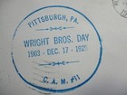 Cover Airmail Cachet 1929  wright Bros  Day Dec 17 1929 In Pittsburgh  Pa