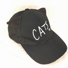 Vintage Cats The Musical Hat 1981 Black Strap Back Cap Cat Ears Broadway