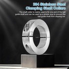 Stainless Steel 304 Shaft Collar Double Split Steel Metric Clamp Collars 3-120mm