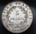 Napoleon I 5 Francs 1810-a Paris Silver Coin   Unc   Or About  Collectable Silve