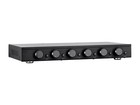 Ssvc-6 1 Single Input 6-channel Speaker Selector - With Volume Control  Black