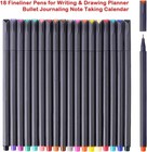 Ibayam Colored Journal Planner Pens 18 Pack Fine Point Fineliner Art Markers